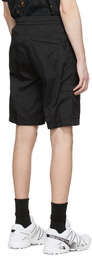 Stone Island Black Nylon Shorts