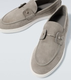 Christian Louboutin Chambeliboat leather boat shoes