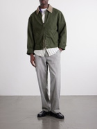 Aimé Leon Dore - Corduroy-Trimmed Denim Jacket - Green