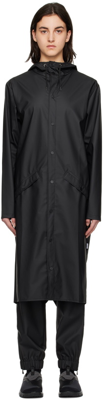Photo: RAINS Black Longer Coat