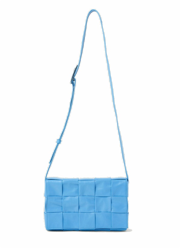 Photo: Bottega Veneta - Cassette Shoulder Bag in Blue