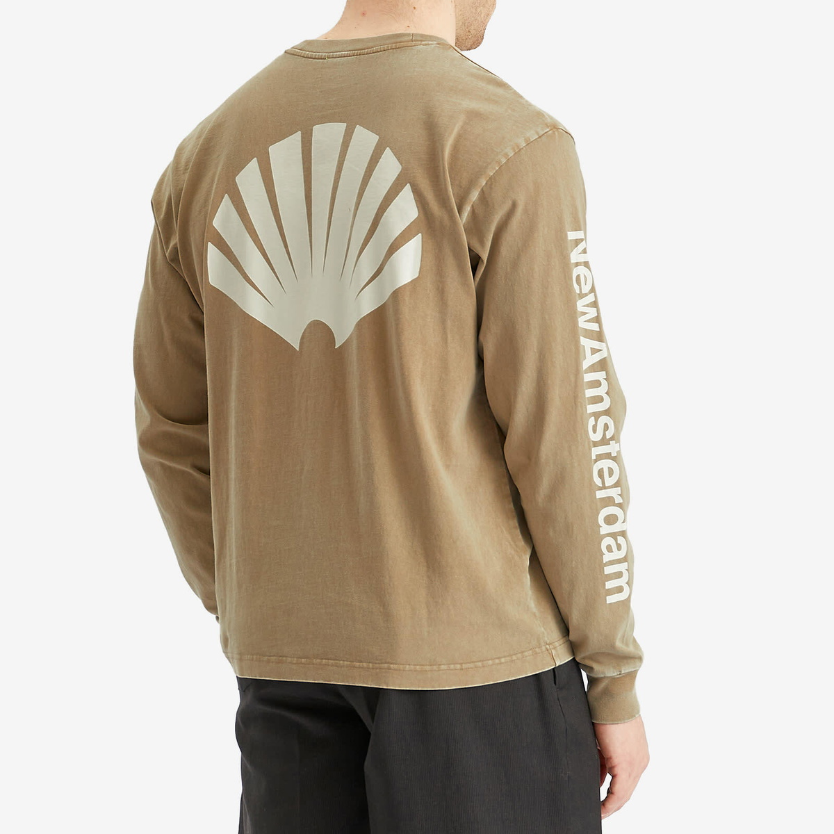New Amsterdam Surf Association Men's Logo Long Sleeve T-Shirt in Seneca Rock