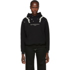 Givenchy Black Gemini Logo Hoodie