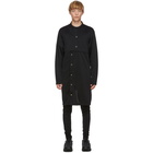 Comme des Garcons Homme Plus Black Jersey Cardigan