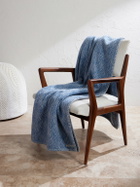 Missoni Home - Camelia Striped Wool and Cashmere-Blend Throw - Blue