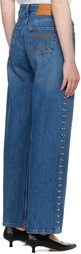 Sandy Liang Blue Updo Jeans