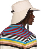 Paul Smith Off-White Cotton Fisherman Hat