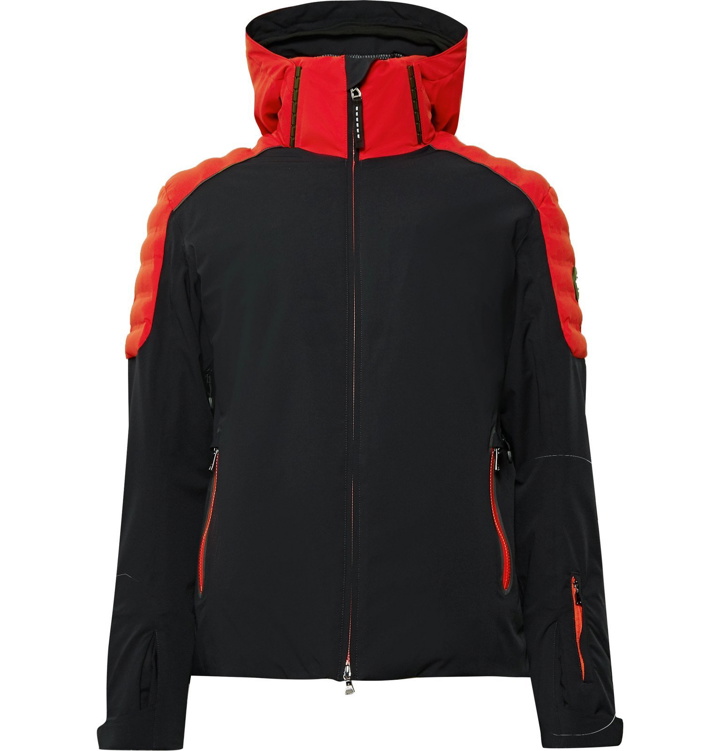 Photo: Bogner - Fred-T Colour-Block Quilted Hooded Ski Jacket - Black