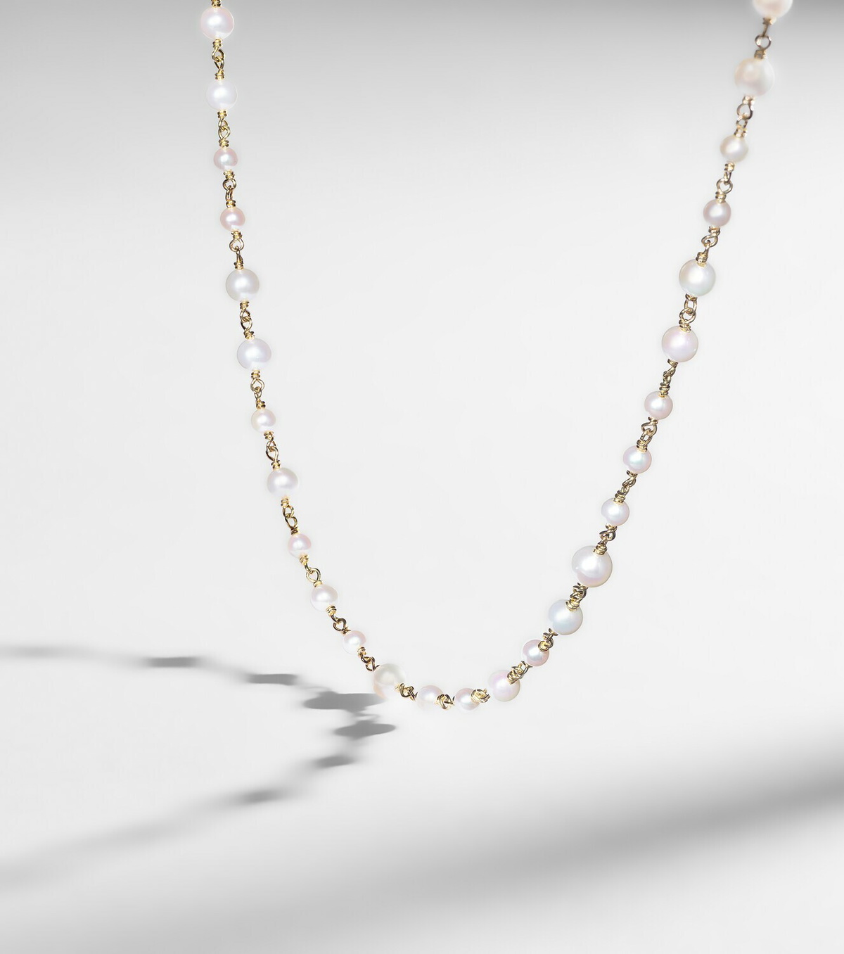 David Yurman Pearl Classics 18kt gold necklace with pearls