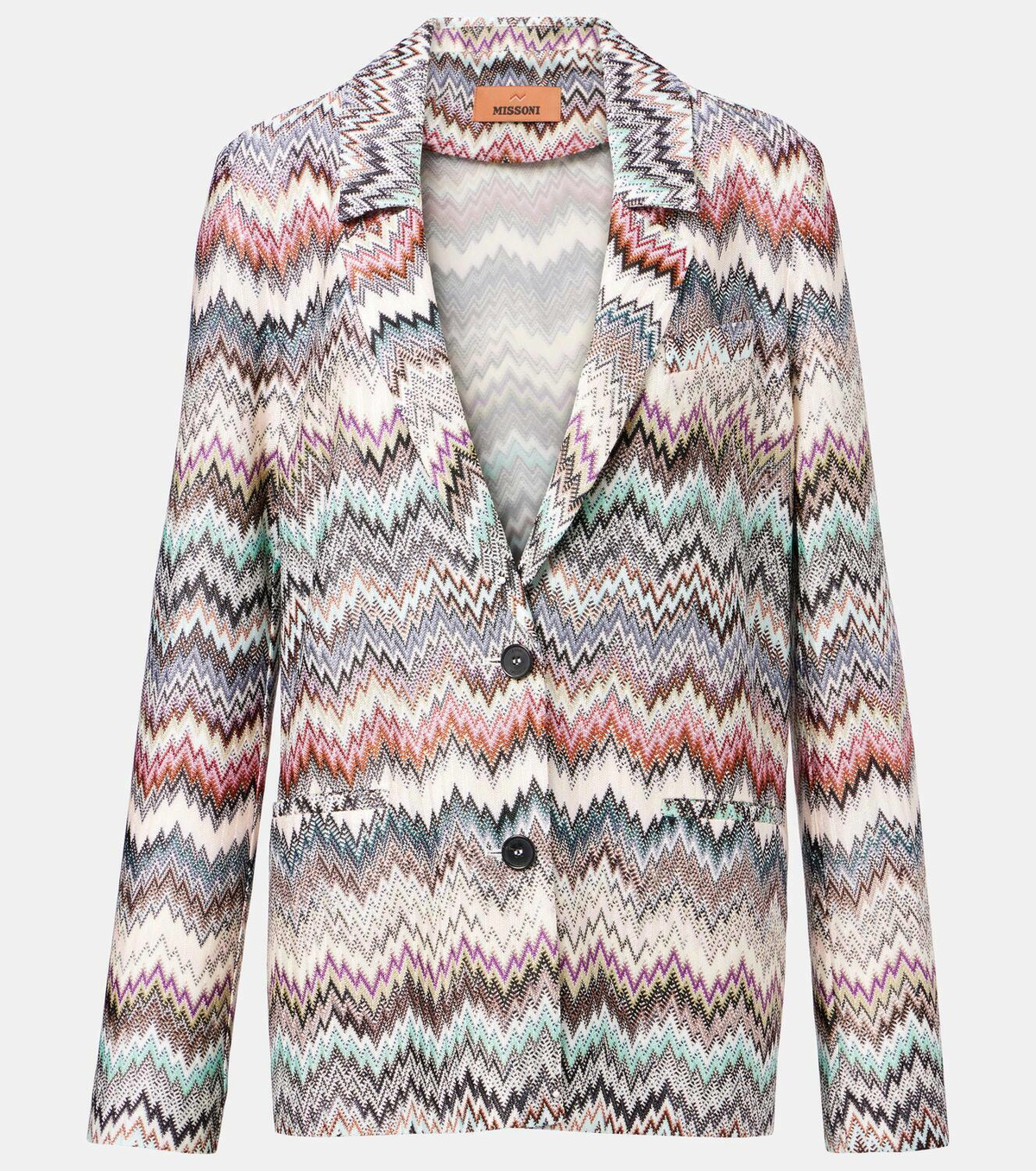 Missoni Zigzag single-breasted blazer Missoni