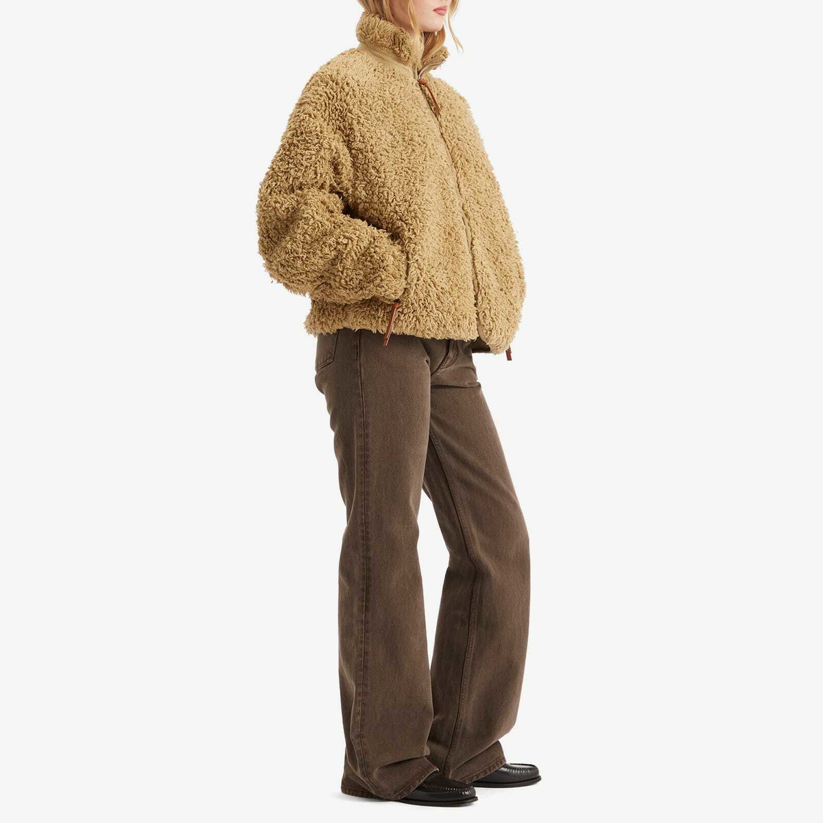 Jil Sander+ Women's Zip Up Jacket in Beaver Jil Sander+