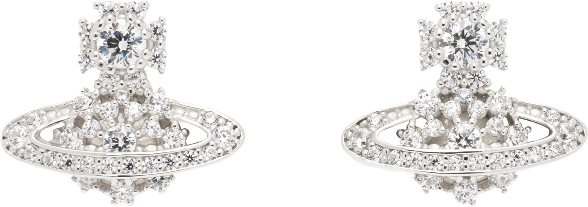 VivienneWestwood 25ss　ALBANE SMALL ピアス Vivienne Westwood Silver Albane Small Single Earring