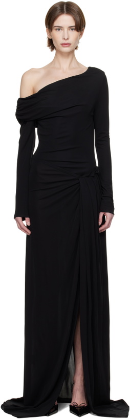 Photo: 16Arlington Black Polyta Maxi Dress