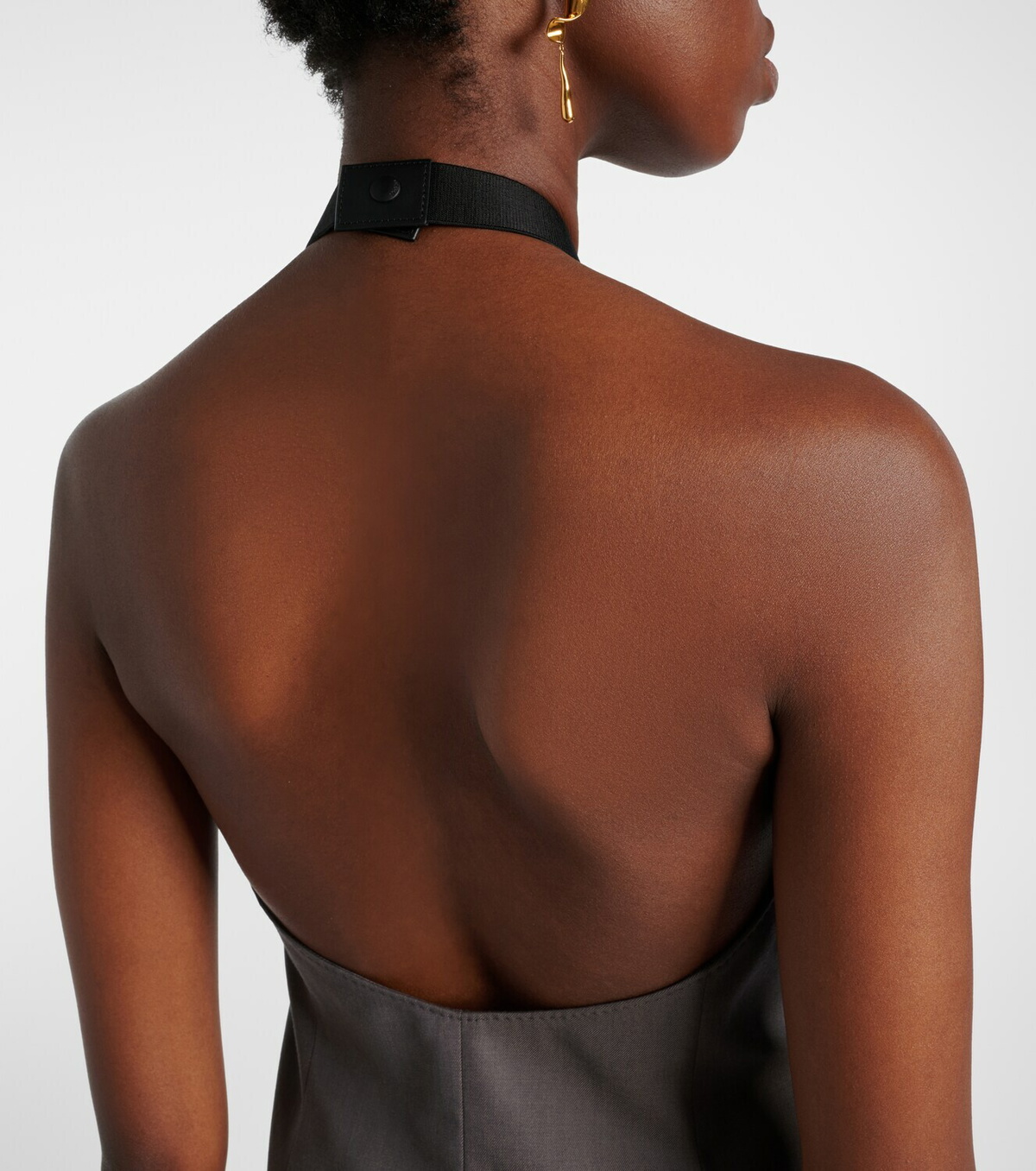 Max Mara Cali halterneck virgin wool vest