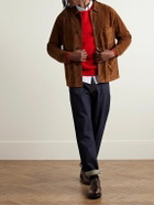 Drake's - Suede Chore Jacket - Brown