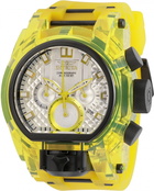Invicta Bolt Bolt Zeus Magnum Chronograph GMT Quartz Silver Dial Mens Watch 29997