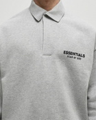 Fear Of God Essentials Fleece Polo Grey