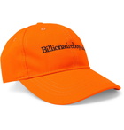 Billionaire Boys Club - Logo-Embroidered Cotton-Twill Baseball Cap - Orange