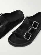 BIRKENSTOCK 1774 - Arizona Calf Hair Sandals - Black