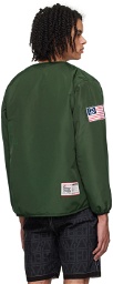 DEVÁ STATES Green Patch Jacket