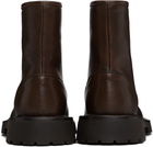 Legres Brown Zipper Boots
