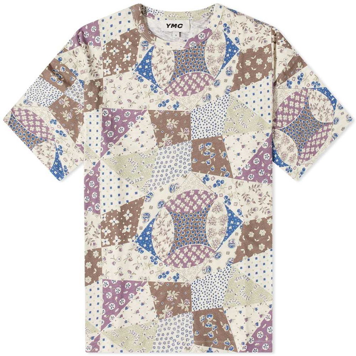 Photo: YMC Patchwork Print Triple Tee