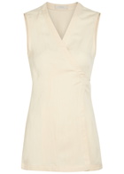 Faithfull The Brand Khai Wrap Woven top White