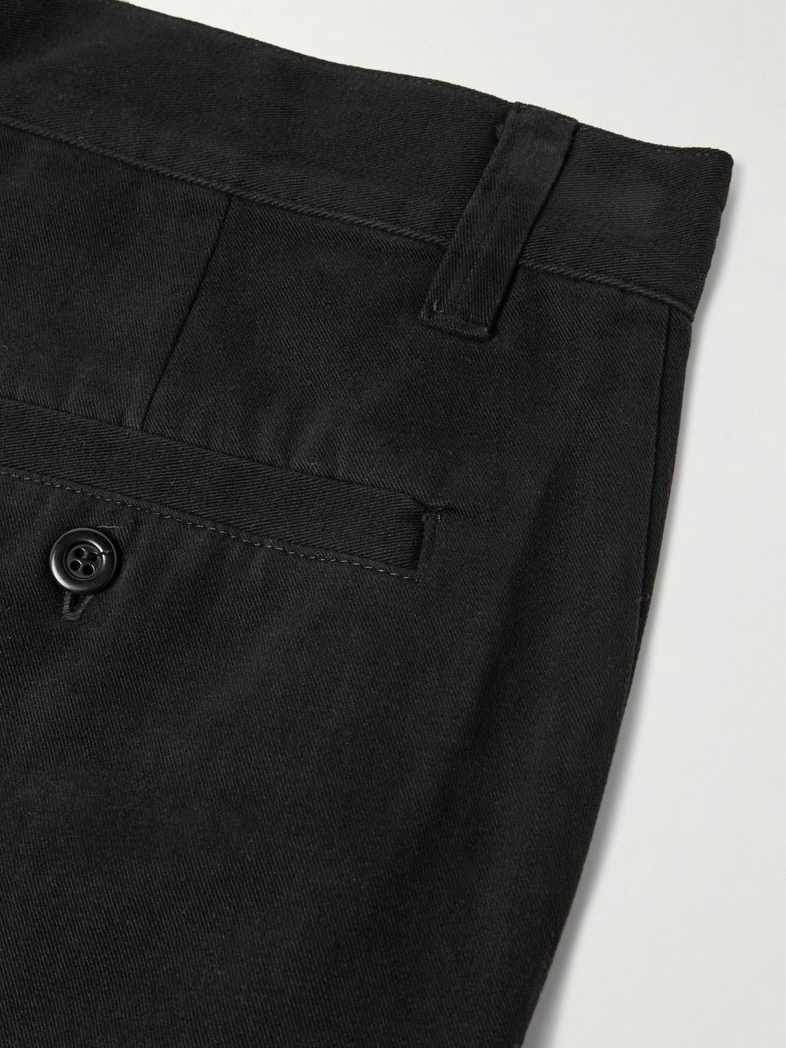 A.P.C. - Lawrence Straight-Leg Cotton-Twill Chinos - Black
