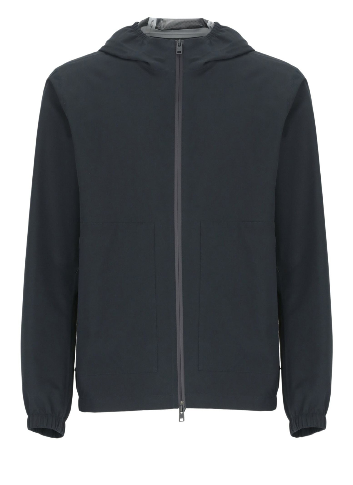 パーカー・フーディ WOOLRICH Navy blue stretch polyester jacket Woolrich Navy Blue Stretch Polyester Jacket Woolrich