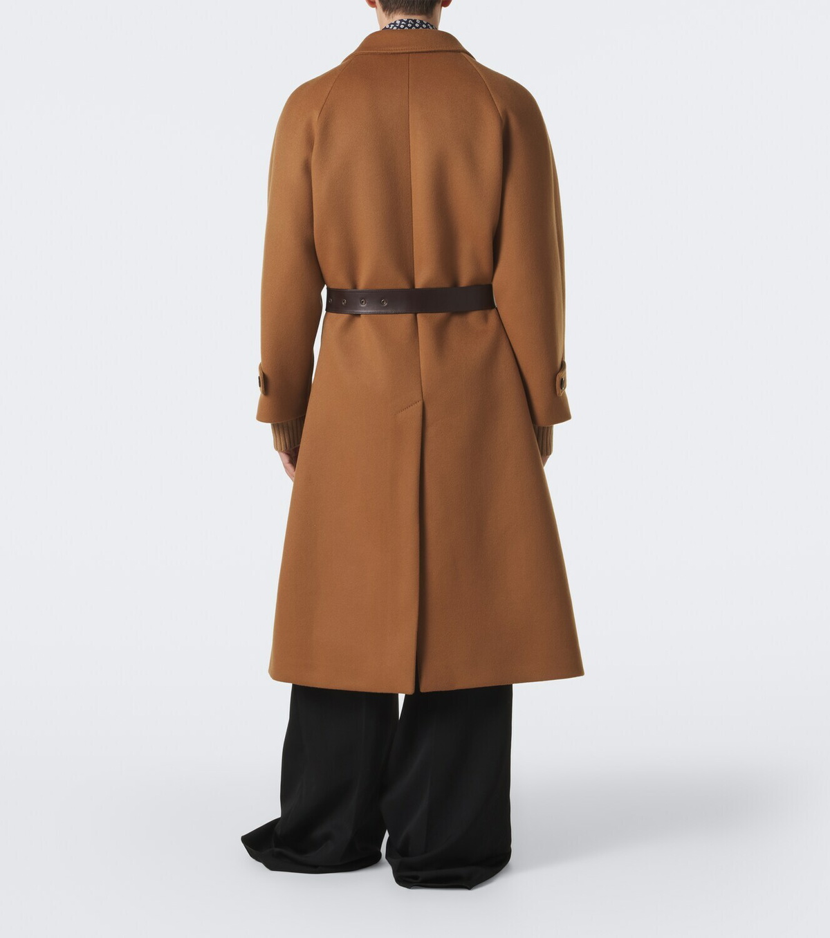 Saint Laurent Belted wool coat