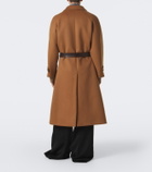 Saint Laurent Belted wool coat