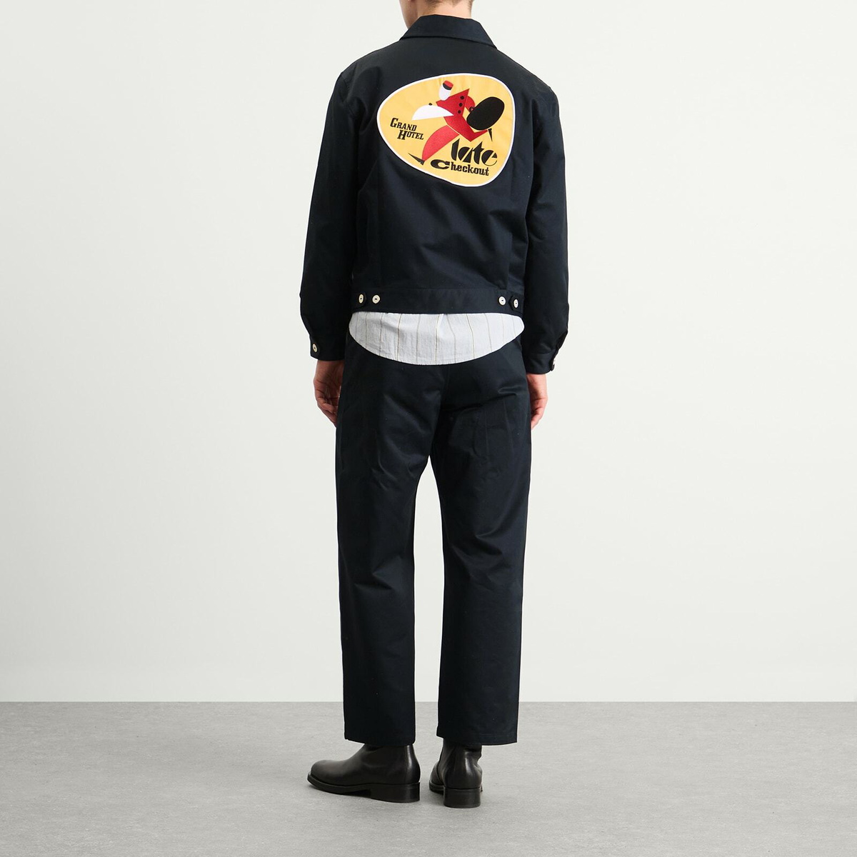 Late Checkout Men's Work Jacket in Navy