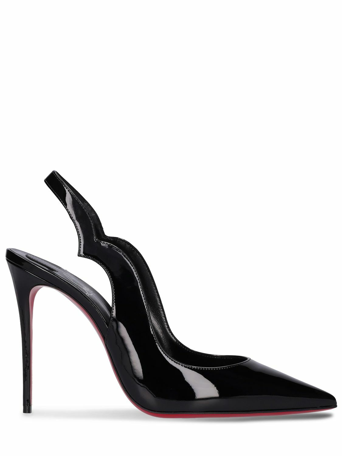 CHRISTIAN LOUBOUTIN - 100mm Hot Chick Patent Slingback Pumps