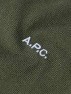 A.P.C. - Ollie Logo-Embroidered Cotton Polo Shirt - Green