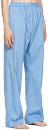 Brioni Blue Logo Embroidered Pyjama Set