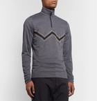 Bogner - Verti Mélange Jacquard Half-Zip Base Layer - Gray