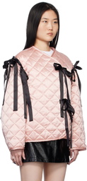 Sandy Liang Pink Subi Jacket