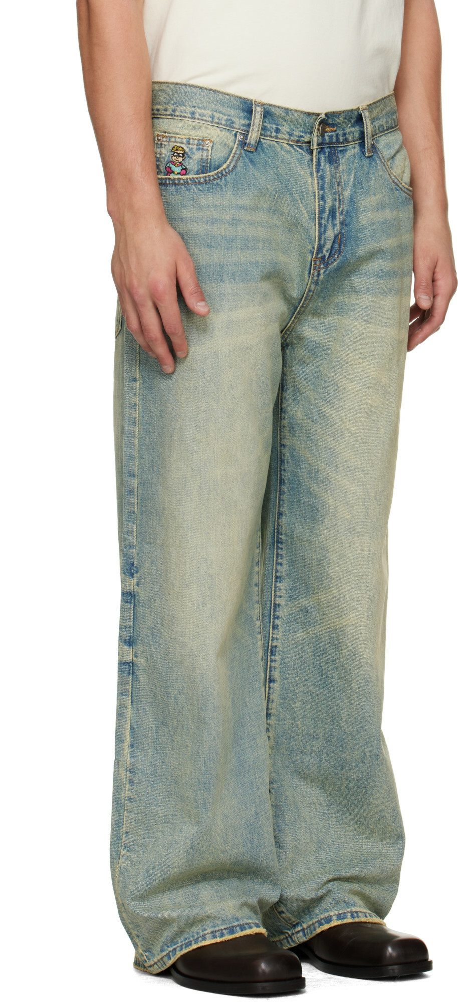 KidSuper Blue 'Dove' Jeans