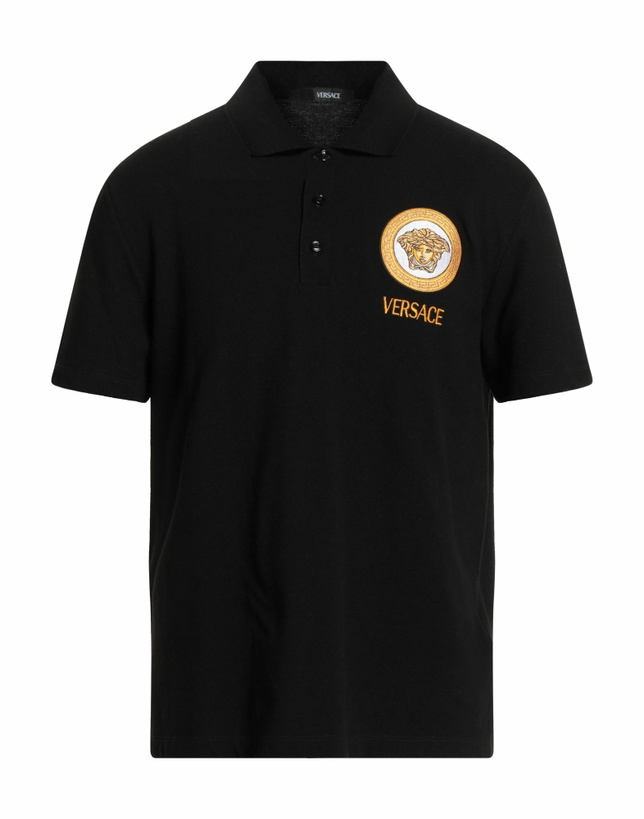 Photo: Versace Mens Polo shirt in Black