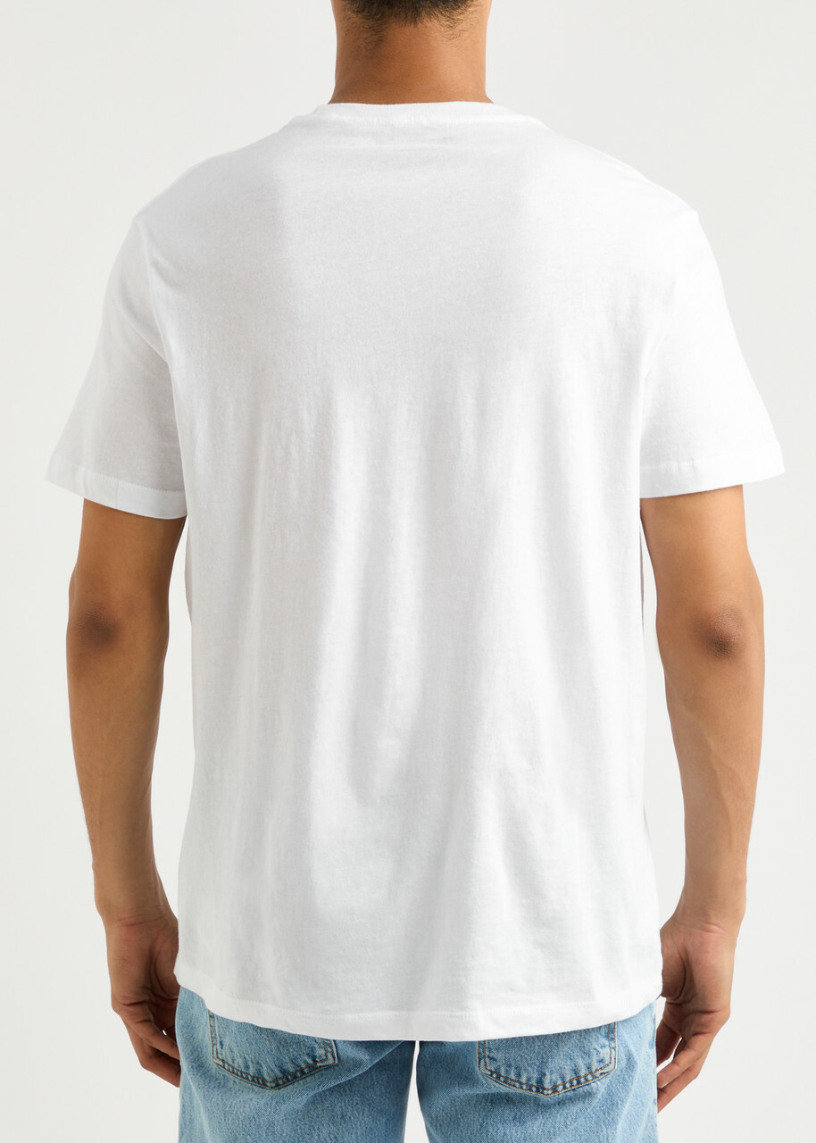 True Religion Logo-print Cotton T-shirt White And Green