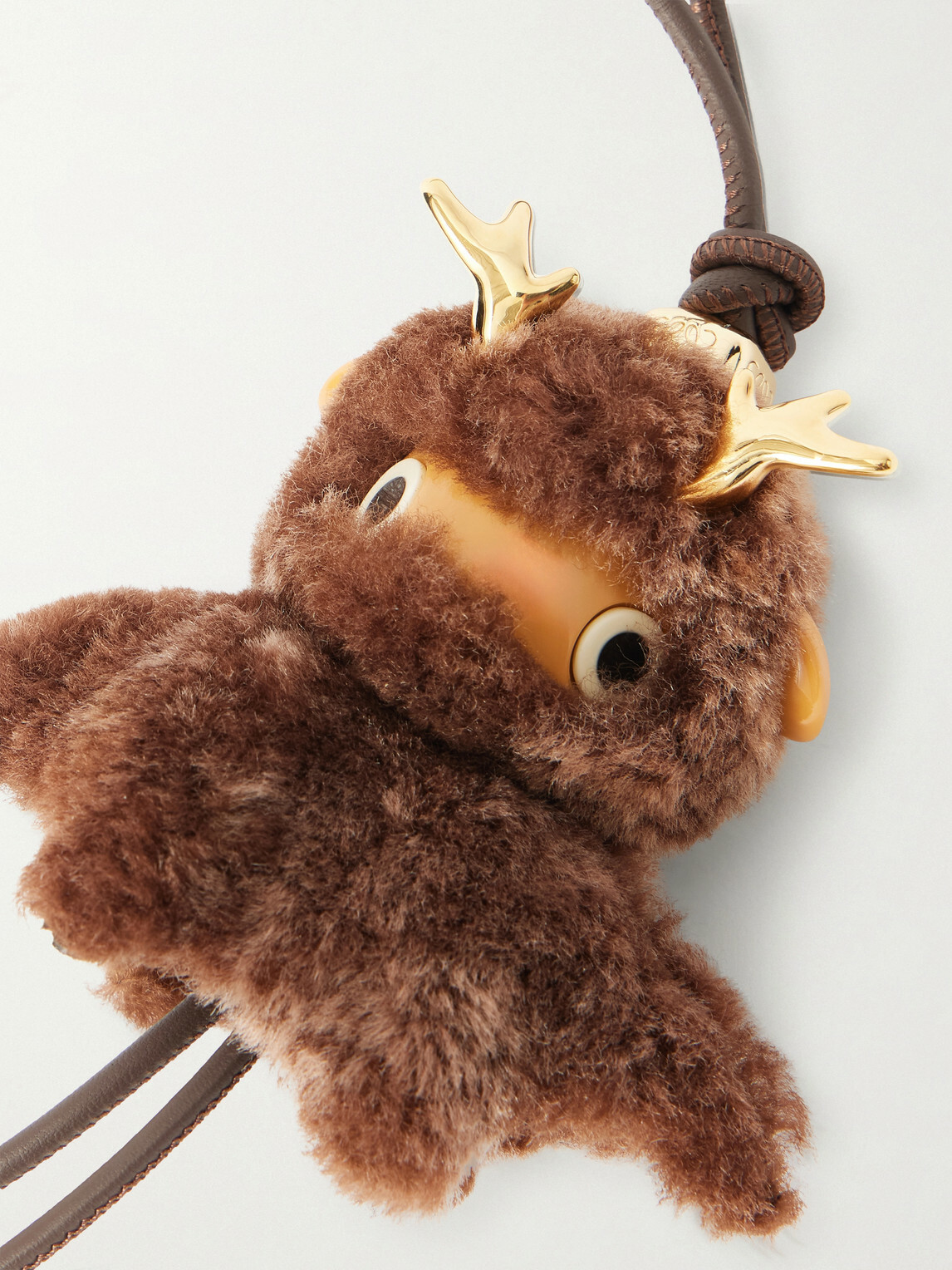 LOEWE - Deer Puzz Shearling Bag Charm