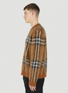 Denver Check Sweater in Brown