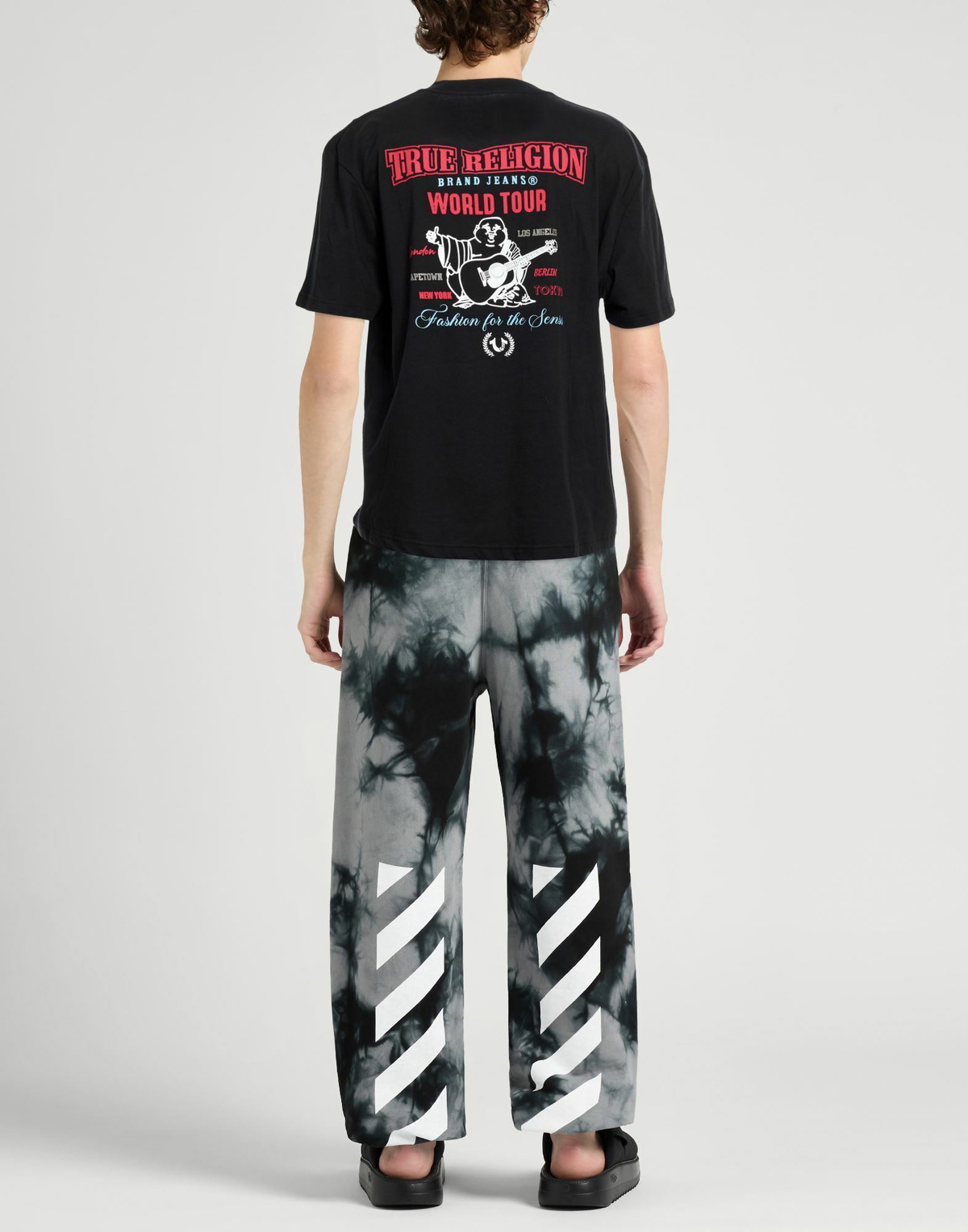 True Religion Mens T-shirt in Black
