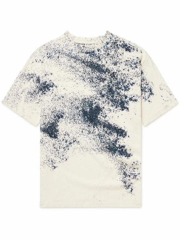 Photo: NOMA t.d. - Twist Logo-Embroidered Hand-Dyed Cotton-Jersey T-Shirt - Multi