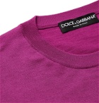 DOLCE & GABBANA - Wool Sweater - Purple