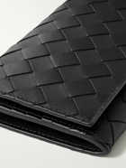 Bottega Veneta - Intrecciato Leather Wallet - Black