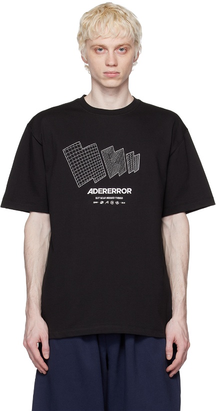 Photo: ADER error Black TTS T-Shirt