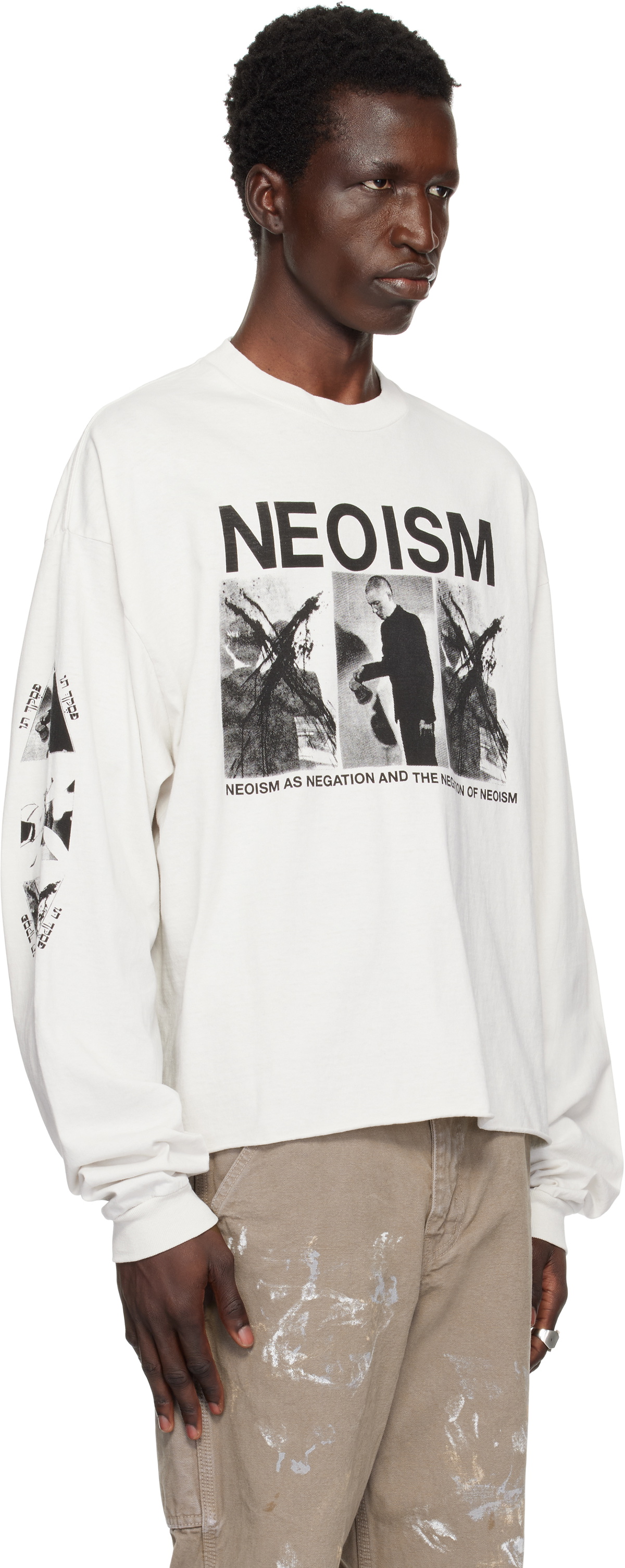 Enfants Riches Déprimés White 'Neoism' LS T-shirt Enfants Riches