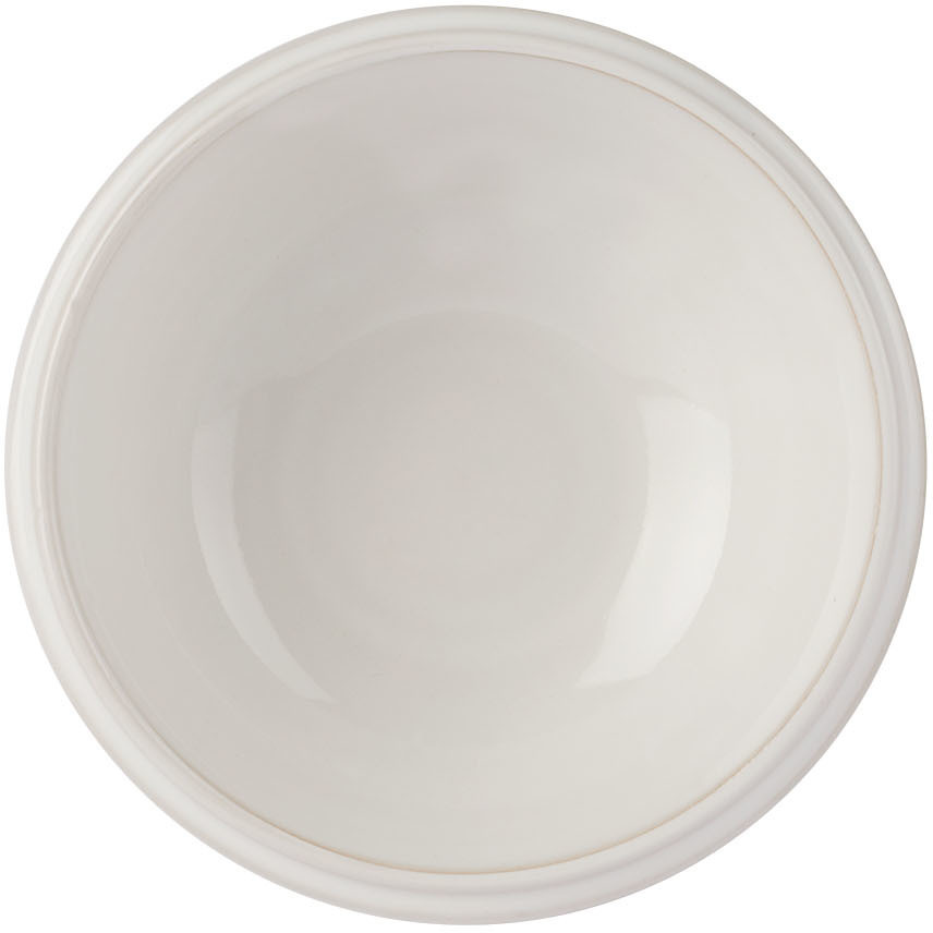 BKLYN CLAY White Saturn Dinnerwear Cereal Bowl & Eggo Plate Set
