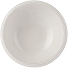 BKLYN CLAY White Saturn Dinnerwear Cereal Bowl & Eggo Plate Set
